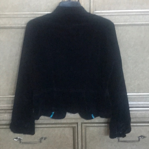 TOMMY HILFIGER FITTED BLACK MILITARY JACKET - Picture 5 of 7